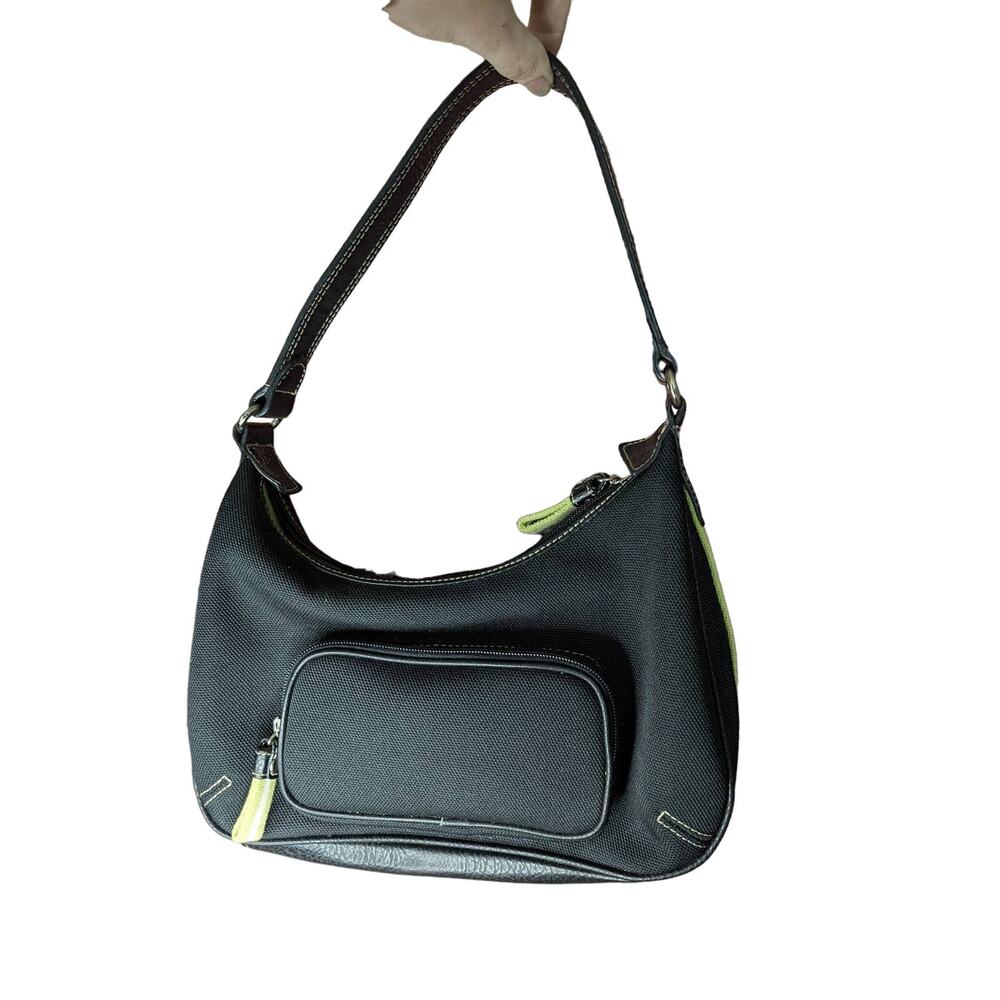 Y2k black/ green Liz Claiborne purse